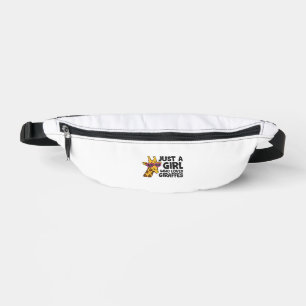 Just a Girl Who Loves Giraffes _3 Fanny Pack