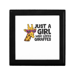Just a Girl Who Loves Giraffes _3 Gift Box