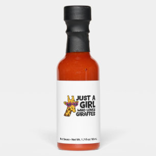 Just a Girl Who Loves Giraffes _3 Hot Sauces