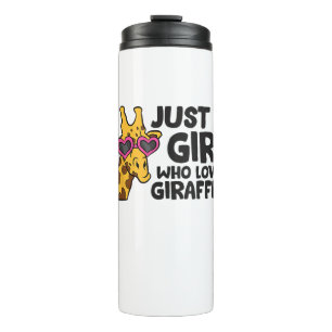Just a Girl Who Loves Giraffes _3 Thermal Tumbler