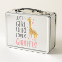 Just a Girl Who Loves Giraffes Gift Girl Hoodie