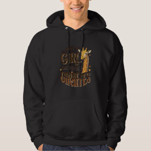 Just a Girl Who Loves Giraffes Vintage T-Shirt Des Hoodie