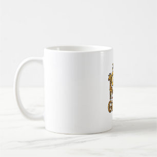 Just A Girl Who Loves Giraffes Vintage Vector Desi Coffee Mug