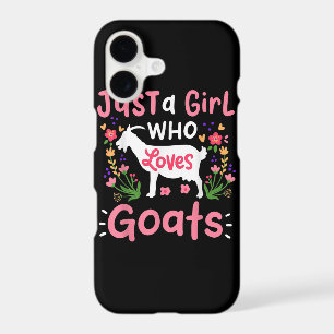 Just A Girl Who Loves Goats iPhone 17 Case