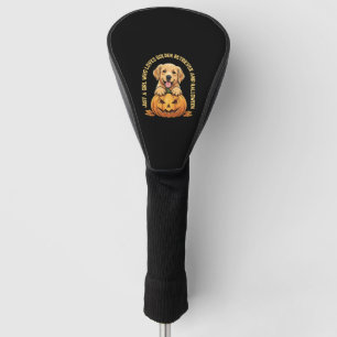 Just a Girl Who Loves Golden Retrievers Golf Head Cover