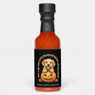 Just a Girl Who Loves Golden Retrievers Hot Sauces