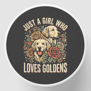 Just a Girl Who Loves Goldens Mini Candle Favors