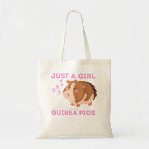 Just A Girl Who Loves Guinea Pigs - Cavy Guinea Pi Tote Bag