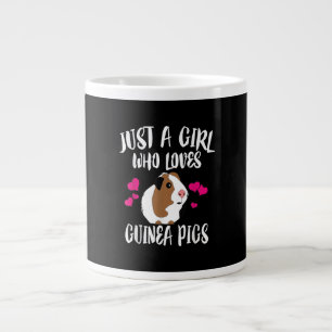Just A Girl Who Loves Guinea Pigs Guinea Pig Gift Giant Coffee Mug