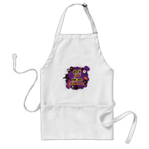 Just A Girl Who Loves Halloween Adult Apron