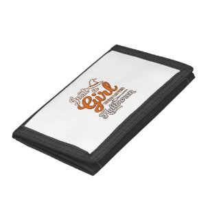 Just a Girl Who Loves Halloween Vector Design_1 Trifold Wallet