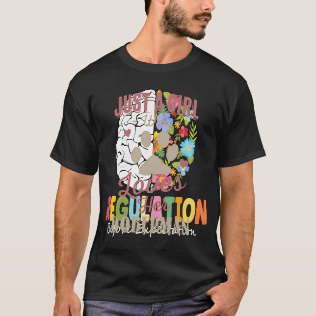 Just A Girl Who Loves Her Doberman Dog Lover T-Shirt (Front)