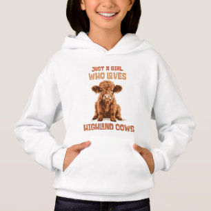 Just a girl who loves Highland Cows Hoodie