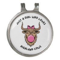 Just a Girl Who Loves Highland Cows Scottish