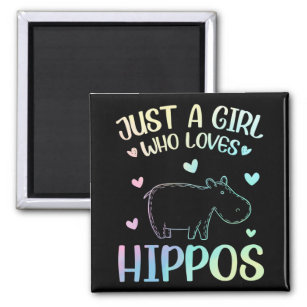 Car Magnets - The Pink Hippo