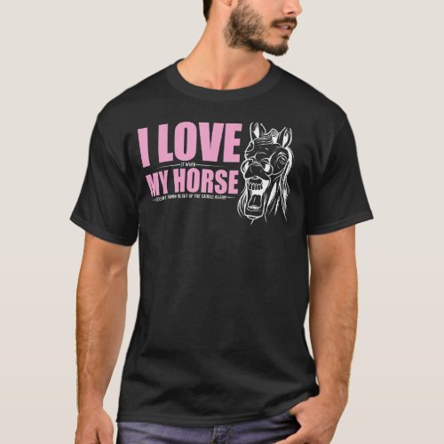 Just A Girl Who Loves Horses Girls Equestrian Sp T_Shirt