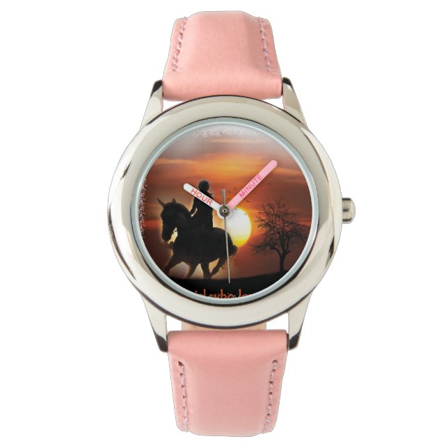 just a girl who loves horses watch (Front)