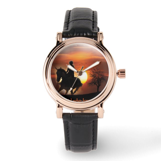 just a girl who loves horses watch (Front)