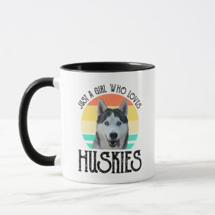Just A Girl Who Loves Huskies Mug