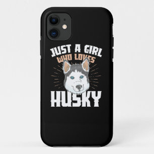 Just A Girl Who Loves Husky iPhone 11 Case