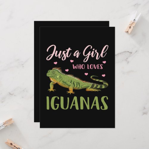 Just A Girl Who Loves Iguanas