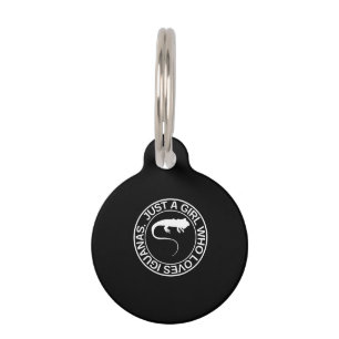 Just A Girl Who Loves Iguanas Gift For Women Lizar Pet ID Tag