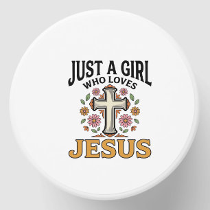 Just a Girl Who Loves Jesus Floral Cross Shirt_1 Mini Candle Favors