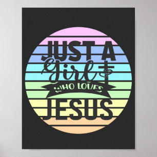 Just A Girl who Loves Jesus  Poster