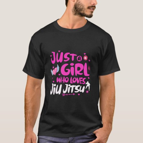 Just A Girl Who Loves Jiu Jitsu T_Shirt
