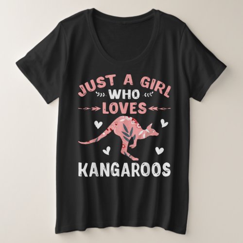 Just A Girl Who Loves Kangaroos T_Shirt Gifts
