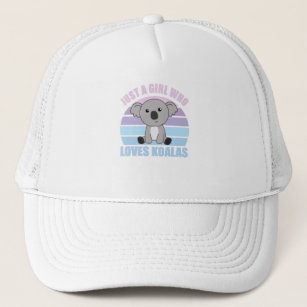 Just A Girl Who Loves Koalas Cute Animals For Kids Trucker Hat