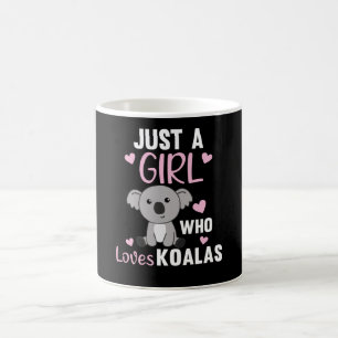 Just A Girl Who Loves Koalas Cute Koala Bear Coffee Mug