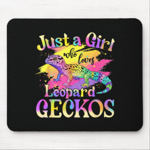 Just A Girl Who Loves Leopard Geckos  Mouse Pad