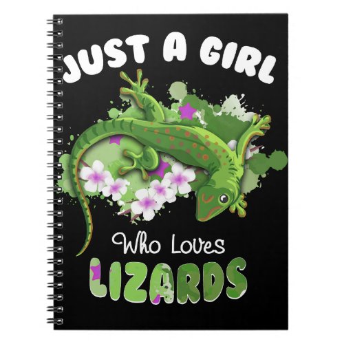 Just A Girl Who Loves Lizards Reptile Owner Notebook