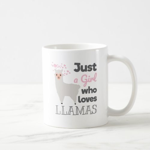 Just A Girl Who Loves Llamas Coffee Mug