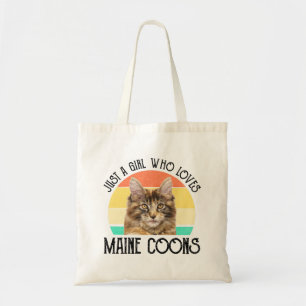 Just A Girl Who Loves Maine Coons Tote Bag