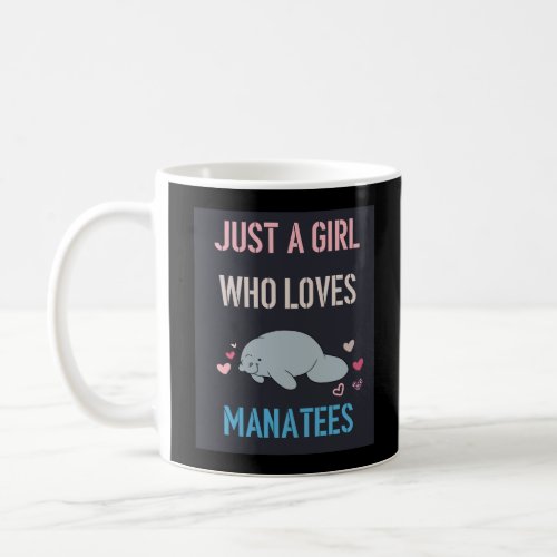 JUST A GIRL WHO LOVES MANATEES T_Shirt Long Apron  Coffee Mug
