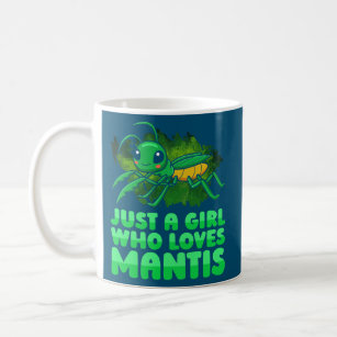 Just A Girl Who Loves Mantis Entomology Praying Coffee Mug