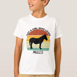 Just a girl who loves mules T-Shirt