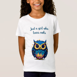 Just a Girl Who Loves Owls T-Shirt