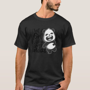 Just A Girl Who Loves Pandas Animal For Women Bea T-Shirt