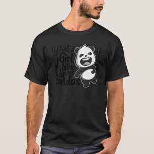 Just A Girl Who Loves Pandas Animal For Women Bea T-Shirt