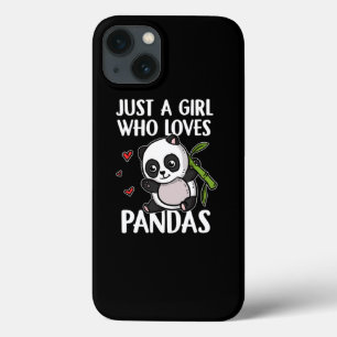 Just A Girl Who Loves Pandas Cute Panda Costume iPhone 13 Case