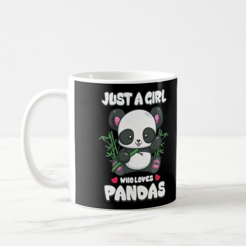 Just A Girl Who Loves Pandas Hoodie Coffee Mug