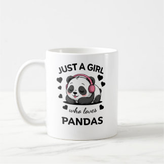 Just a Girl Who Loves Pandas Mug - Cute Panda Mug