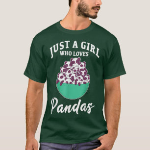 Just A Girl Who Loves Pandas T-Shirt
