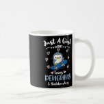 Just A Girl Who Loves Penguins And Skateboarding  Coffee Mug