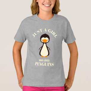 Just a girl who loves Penguins T-Shirt
