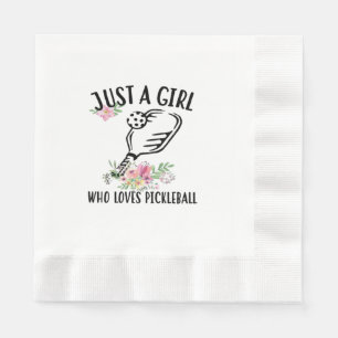 Just a girl who loves Pickleball Napkins