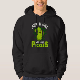 Just A Girl Who Loves Pickles  Pickle  Women Hoodie